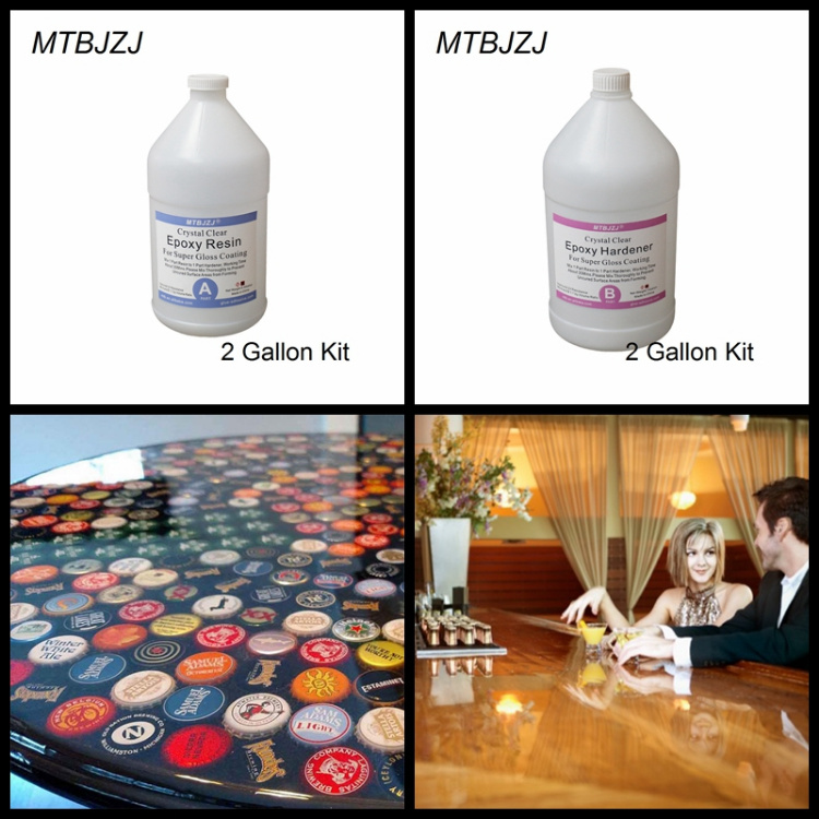 1: 1 Ab Glue High Gloss Coating Resin 2 Gallons Kit