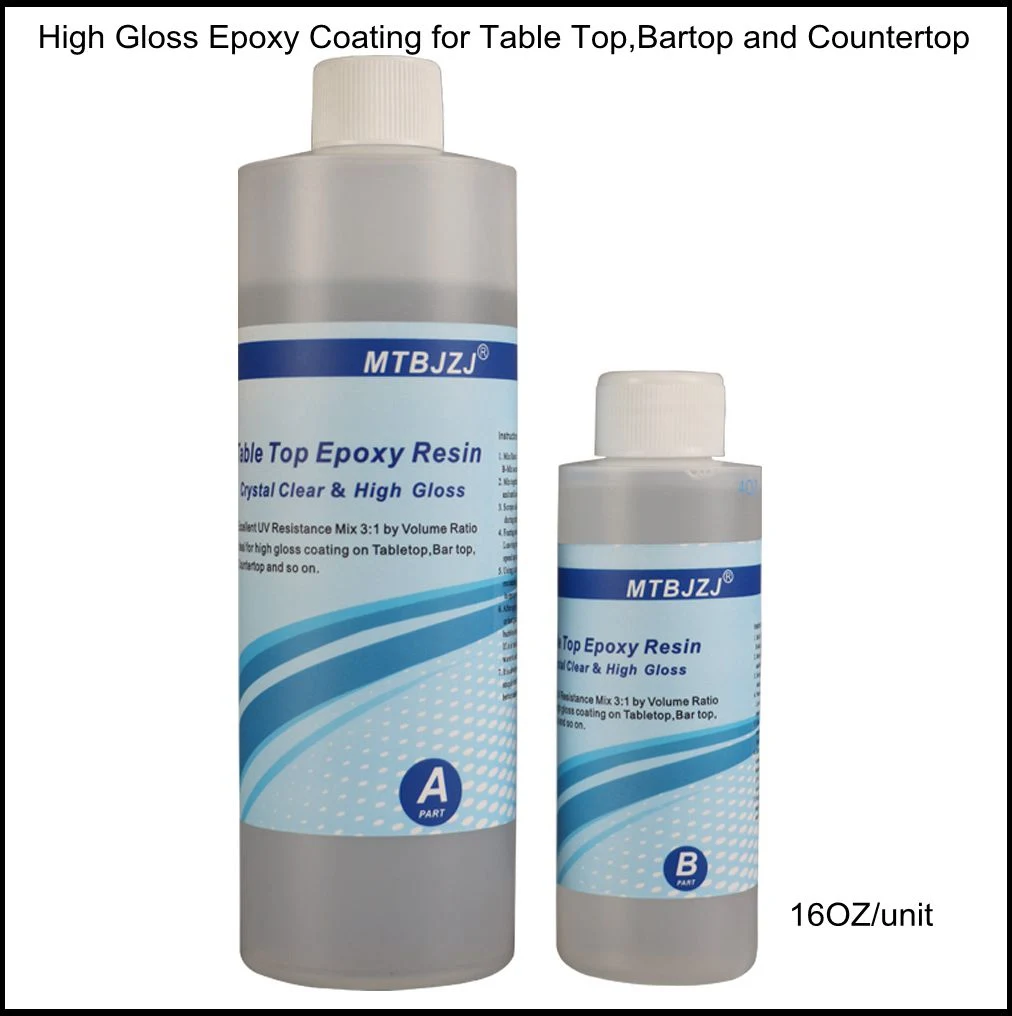 High Gloss Epoxy Resin Coating Epoxy 16oz Per Kit Table Bar Top Epoxy Coating