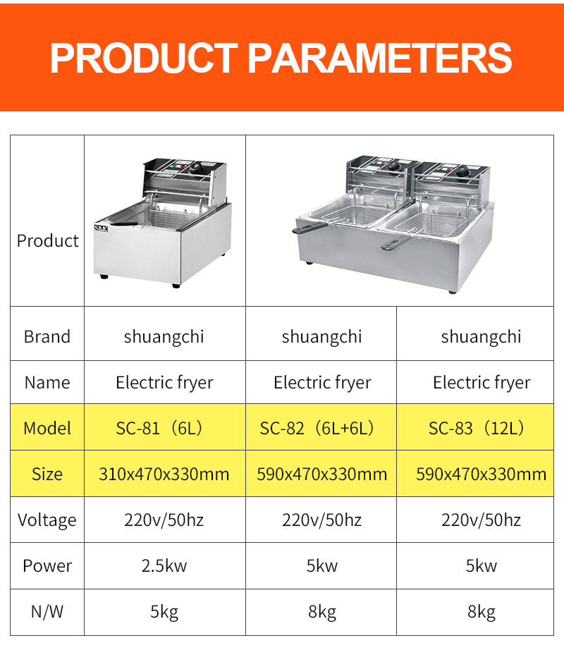 High Quality New Style Deep Fryer/Electric Fryer for Sale