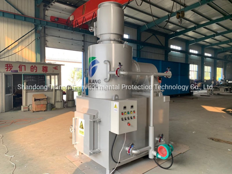 Small Mini Waste Rotary Kiln Incinerator with Best Price