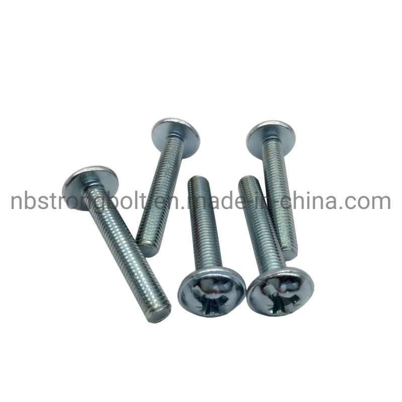 Kombi (SLOT+POZI) Machine Screws with Zinc