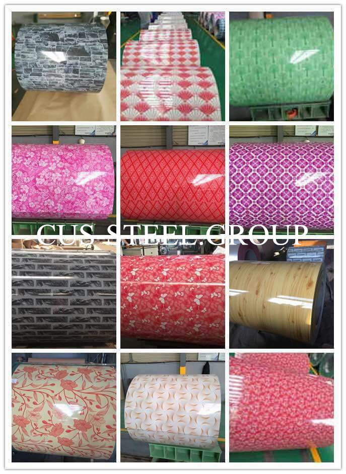 Top Rated Printed Pattern Prepintada Aluzinc Steel Sheet in Roll