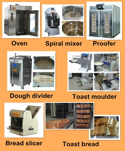Bread Baking Machine Electric Rotary Rack Oven Used South Africa