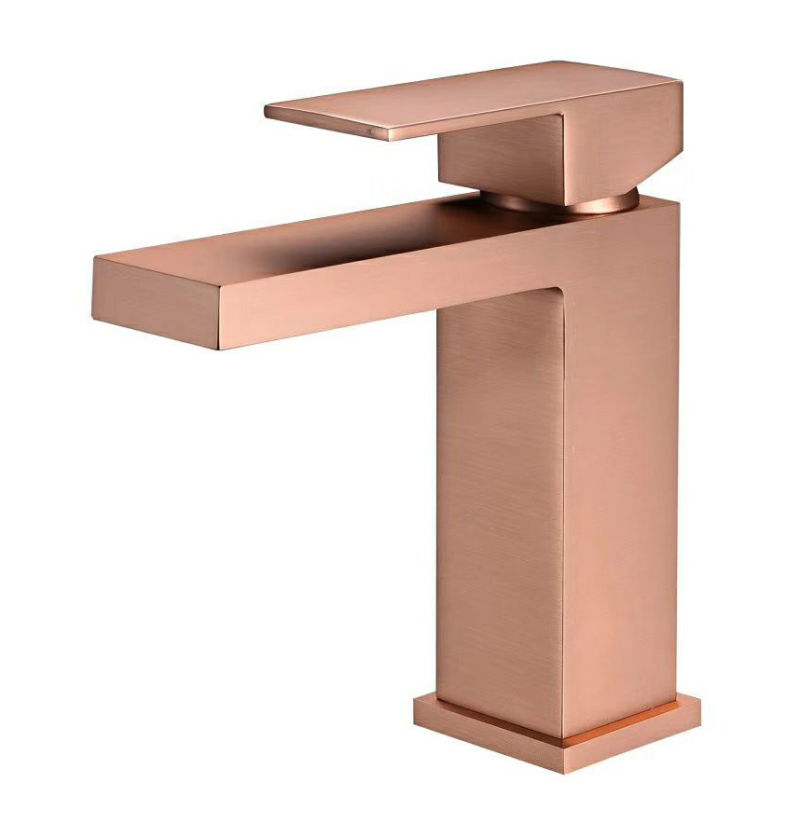 Gold, Rose Gold, Brushed Gold Basin Brass Tap Mixer