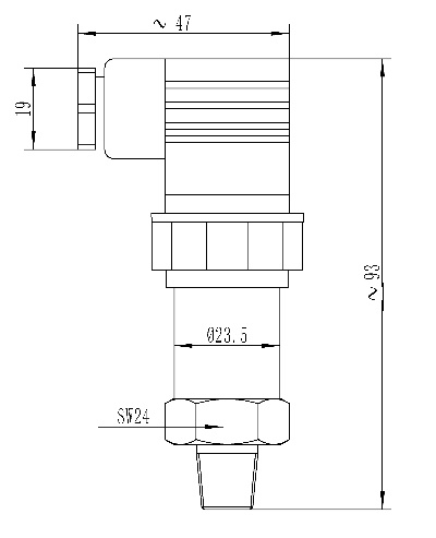 Screw Compressor Air Conditioner Micro Size Pressure Transducer