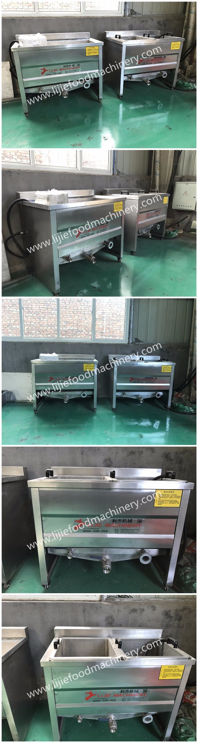 Small Manual Model Stainless Steel Electric Deep Fryer Machine