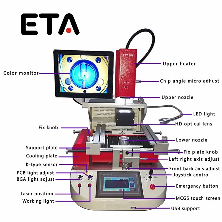 Hot Air BGA Rework Station IR Hot Air Soldering Station