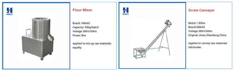 Mini Twin Screw Extruder Fried Pellet Snacks Food Fryer Machine