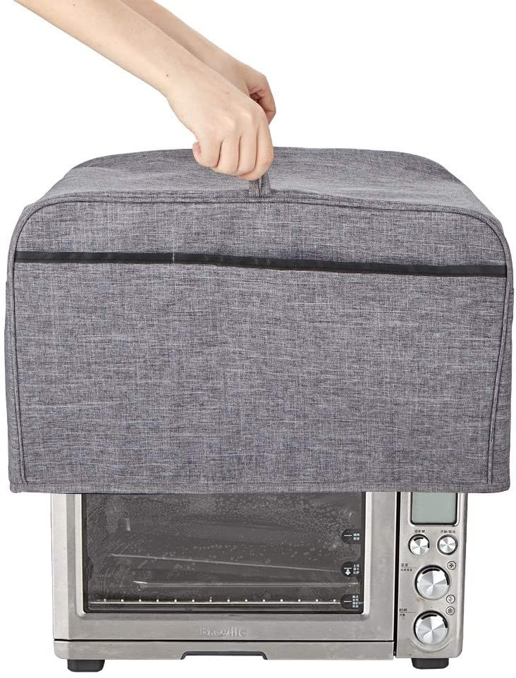 Toaster Oven Dust Cover with Accessory Pockets Compatible with Breville Toaster Oven Air Fryer