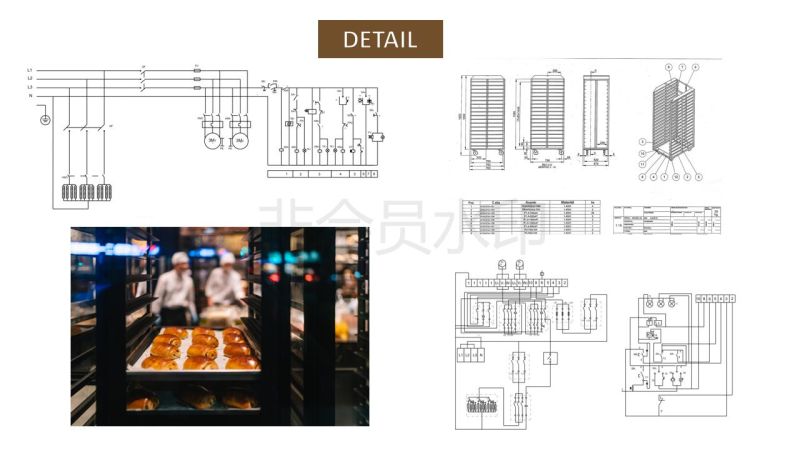 Commercial Industrial Rotary Oven Electric Convection Oven