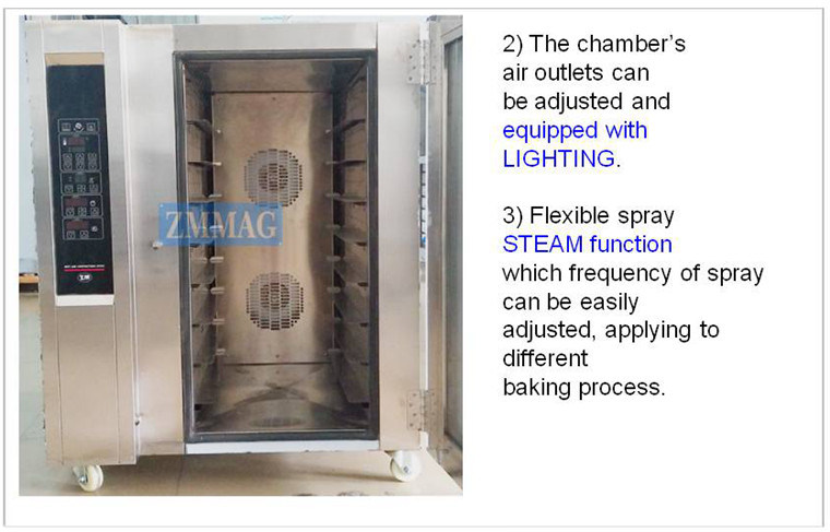 Professional Programmable Product Electric Convection Oven (ZMR-8D)