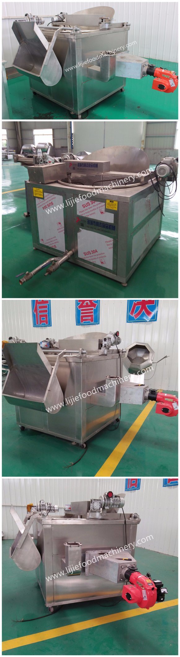 Stainless Steel Commercial Plantain Chips Fryer