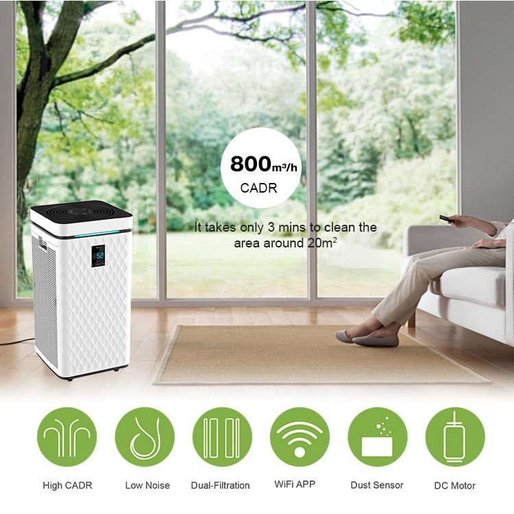 Air Cleaner Health Smart Household HEPA Air Purifiers