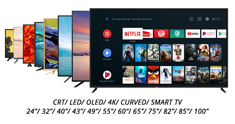 Amaz Hot Selling Ultra Frame 43 Inch Android LED TV