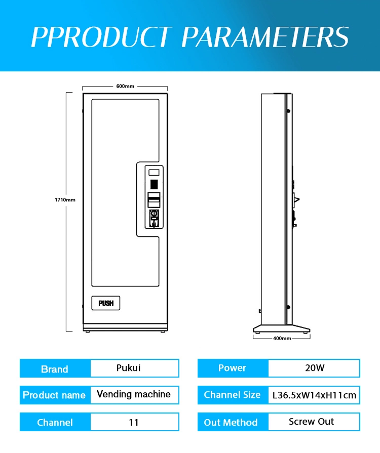 Hot Selling Snack Smart Vendor Machine for Sale