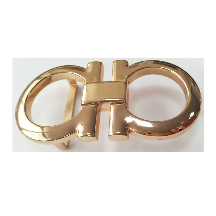 Hot Selling D Ring Shape Gold Plated Belt Buckle Factory for Woman