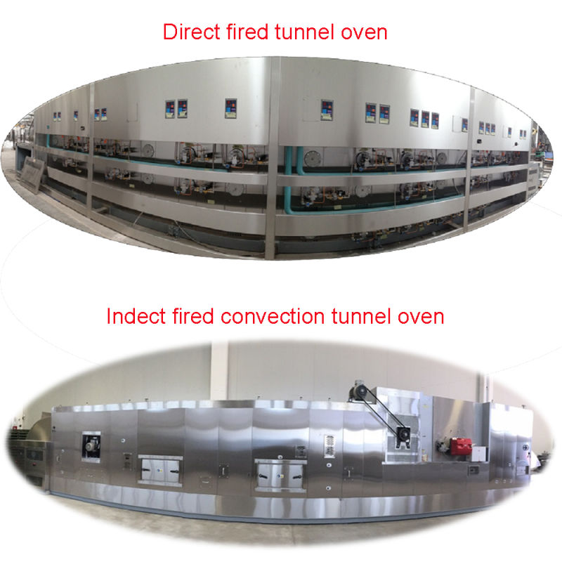 Industrial Bakery Production Line Small Tunnel Oven for Bread Baking
