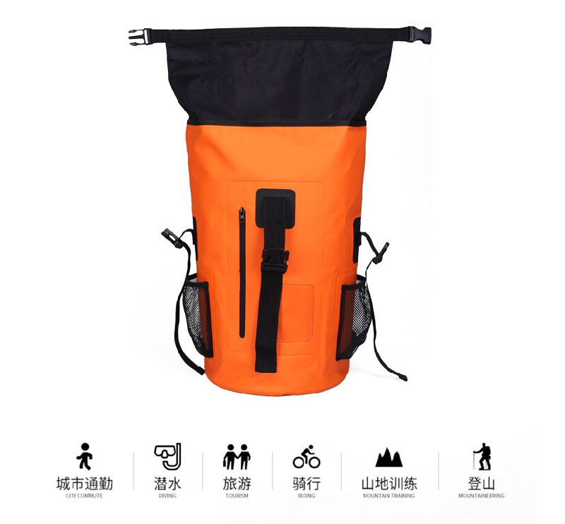 Outdoor PVC Dry Bag Diving/Swimming/Floating Waterproof Dry Bag Dry Backpack Bags