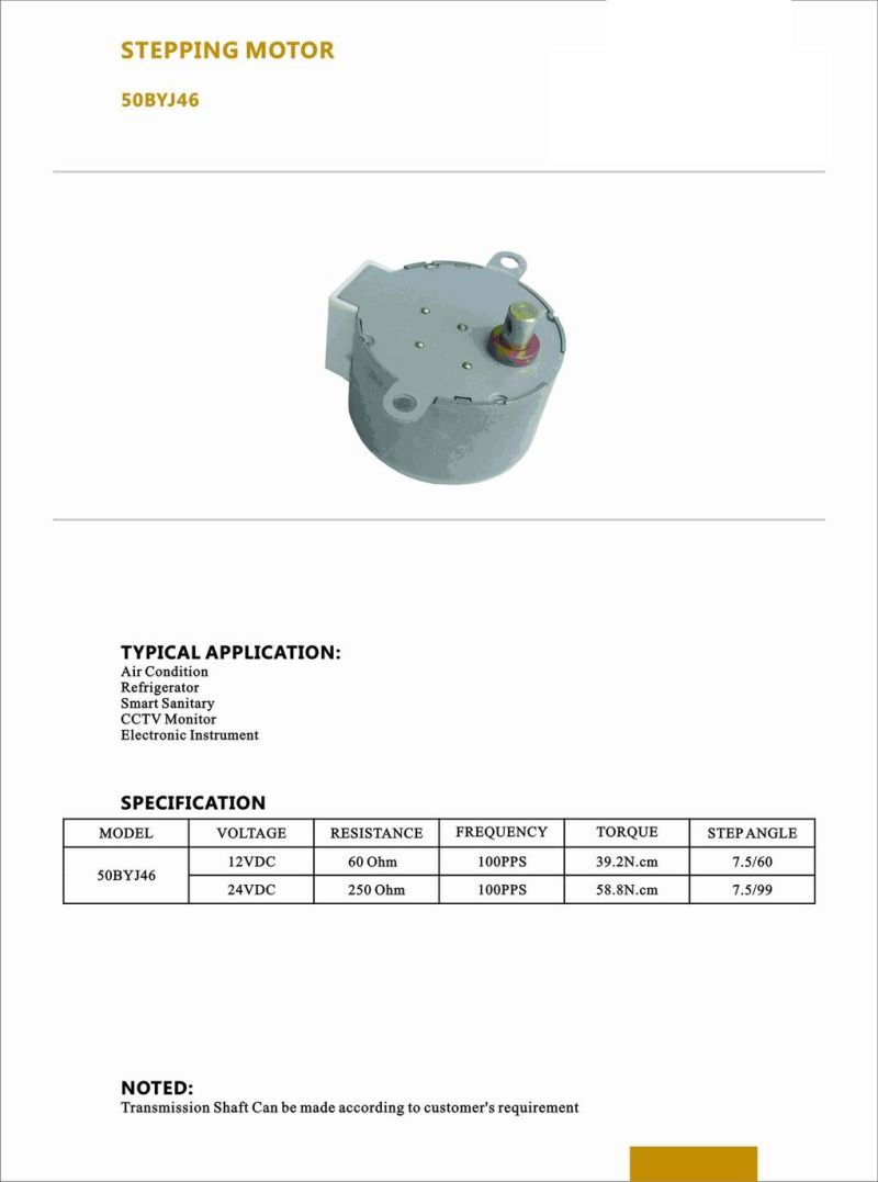 High Torque Electrical/Electric Gear AC Small Stepper Motor for Oven Turn Plate Motor