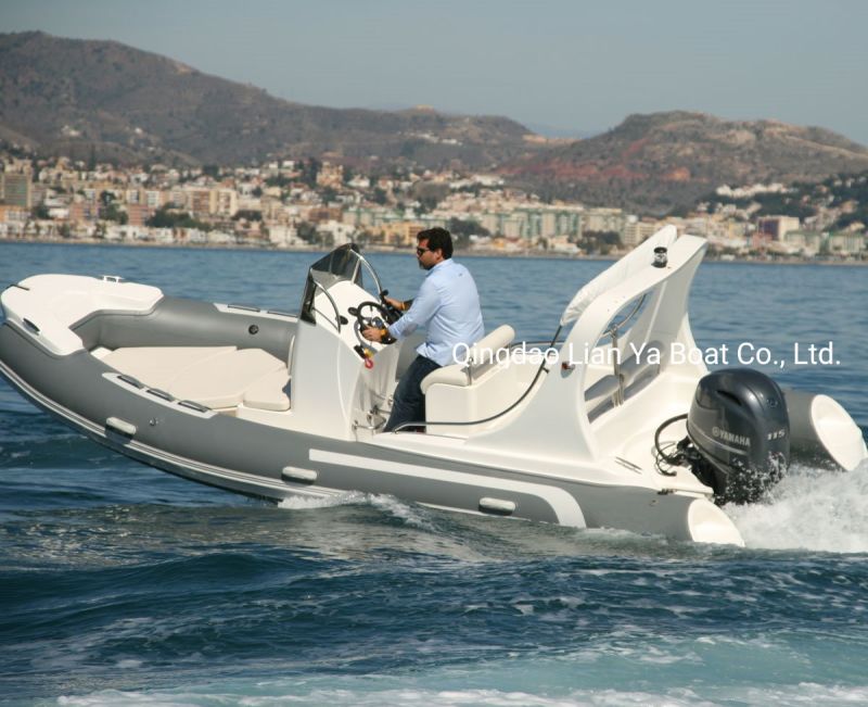 Liya Luxury Tenders 5.8m Dinghy Fiberglass Hull Rib Boat