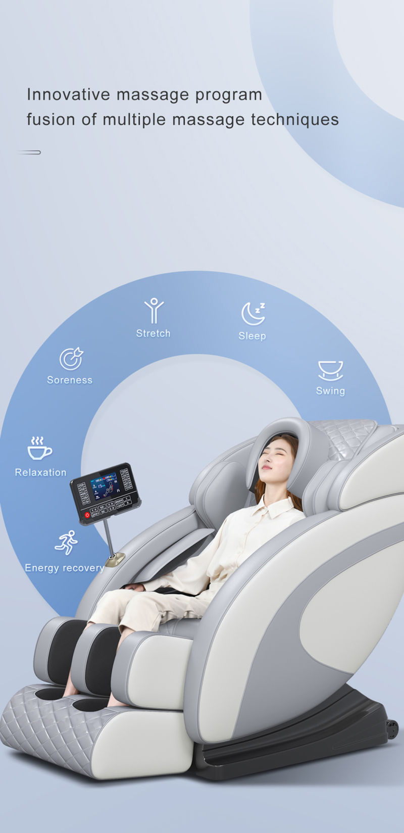 Wholesale Multifunctional Intelligent Full Body Airbags Massage Chair