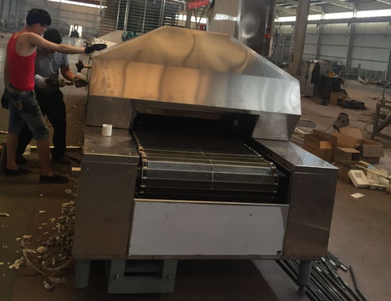 Industrial Automatic Continuous Bread Baking Conveyor Tunnel Oven Furnace