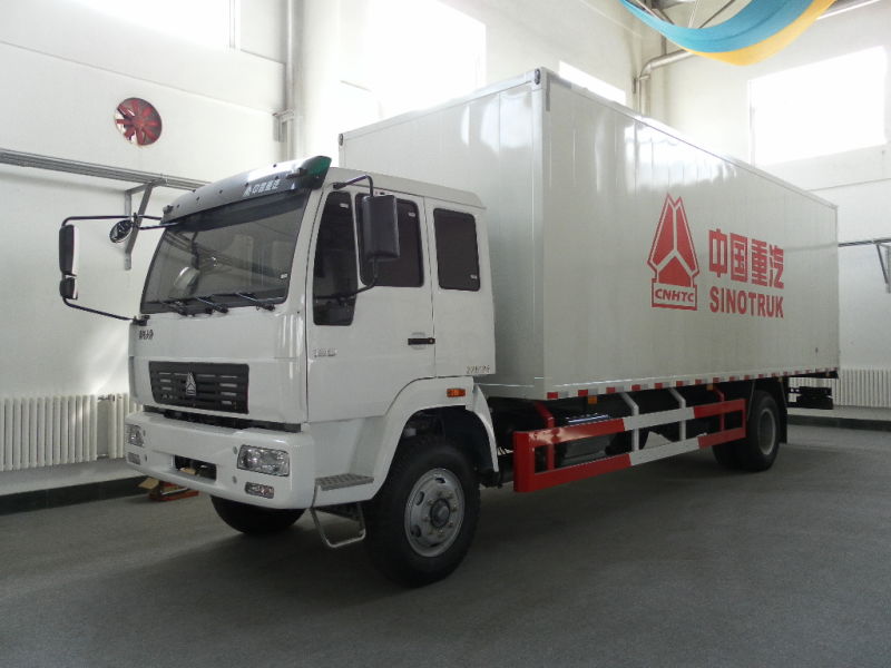 China 4X2 Light Van Cargo Truck, 6wheeler HOWO Mini Truck for Sale