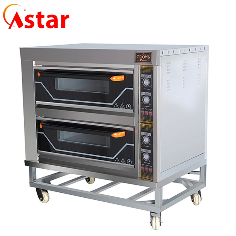 Kitchen Bakery Equipment Commercial Electric 3 Deck 6 Trays Baking Oven with Ce Approved