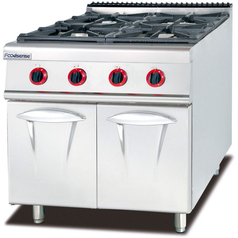 Commercial Kitchenware Gas Range with Oven for Commercial Kitchen