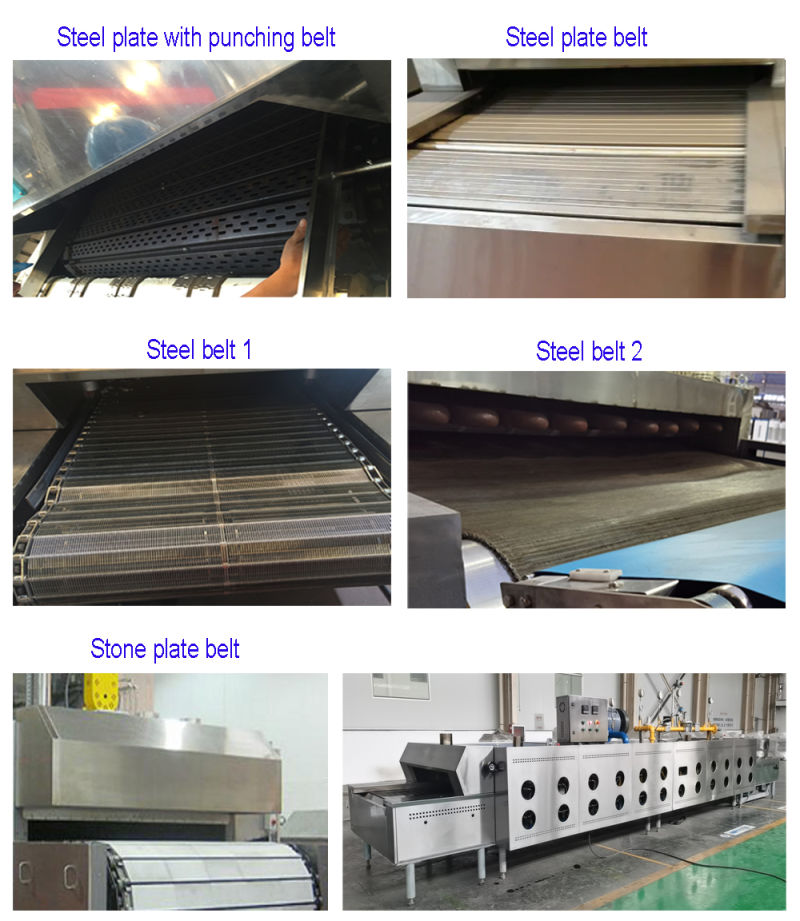 Industrial Automatic Continuous Bread Baking Conveyor Tunnel Oven Furnace