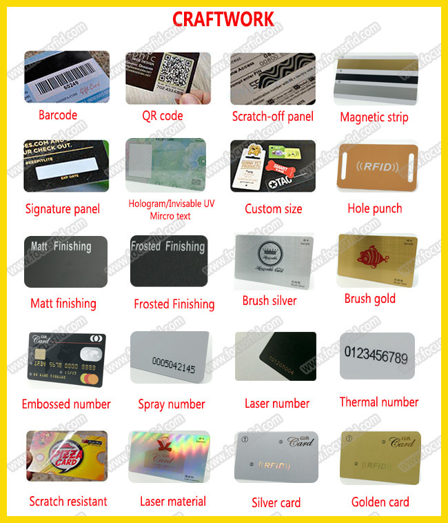 Wholesale Hot Sale Factory Price RFID Plastic Smart PVC Card