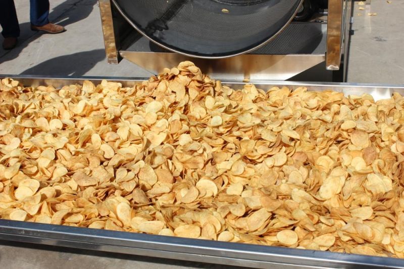 Big Capacity Industrial Use Potato Banana Cassava Chips Frying Machine