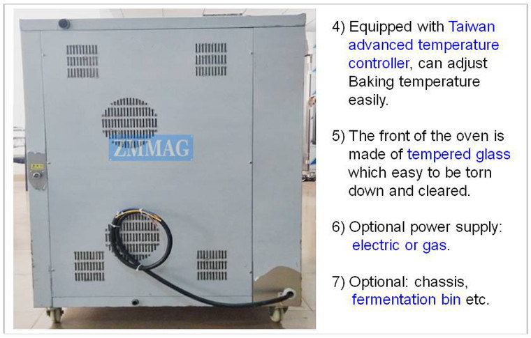 Professional Programmable Product Electric Convection Oven (ZMR-8D)