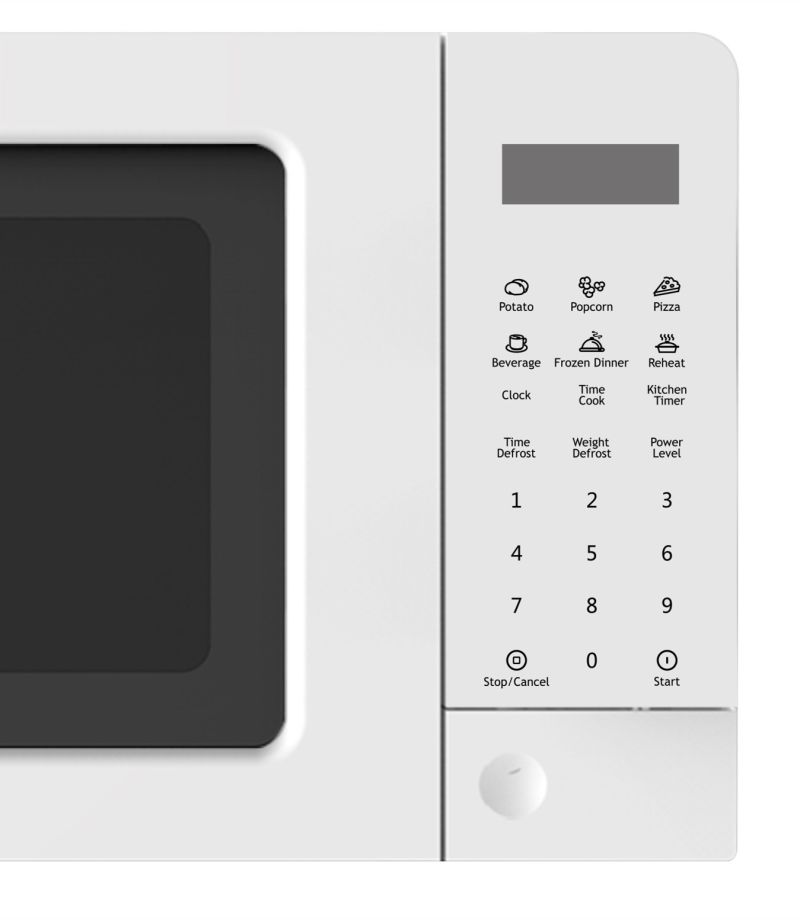 Smeta 20L 0.7cuft Countertop Mini Portable Microwave Oven for Home Use
