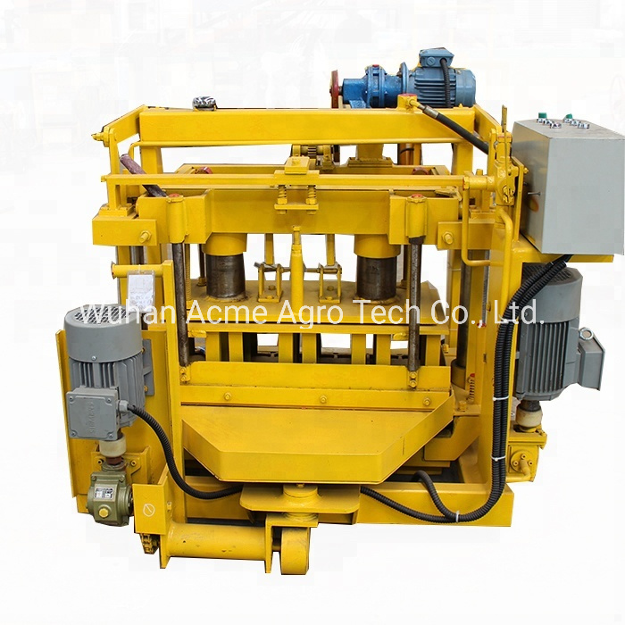 Hot Selling Qt40-3A Small Mobile Small Concrete Brick Making Machine