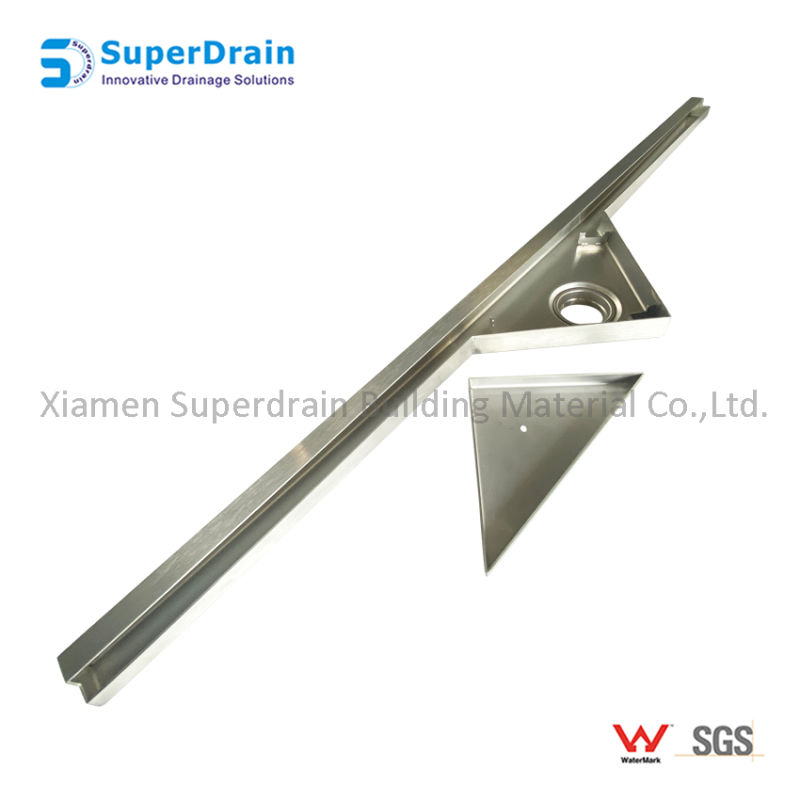 Popular Style Purify Filtering Sliver Chrome Anti-Bacteria Copper Bathroom Square Floor Drain