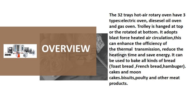 Commecial Baking Machine/Bakery Rotary Oven/Convection Bread Baking Oven