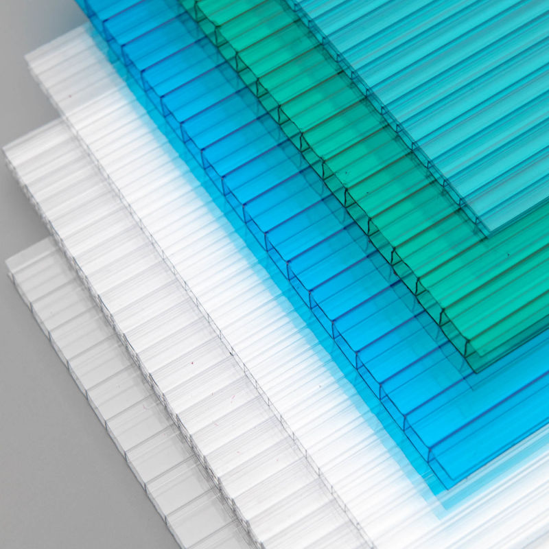 Customized Color Polycarbonate Hollow Sheet with Great Fire Rating