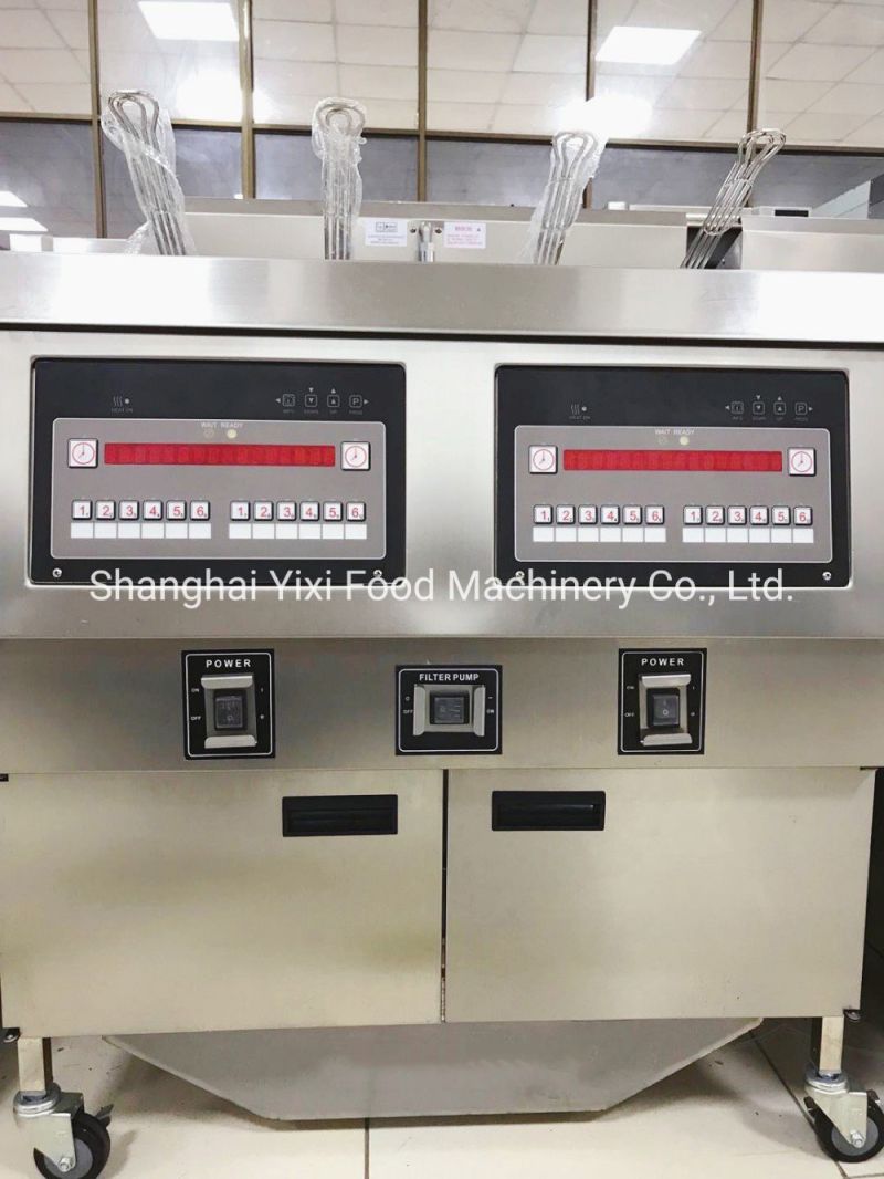 Ofg-322 Double Vats Chicken Machine Deep Fryer