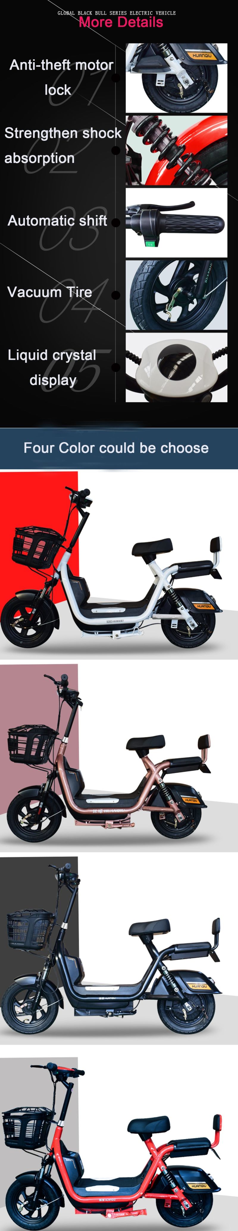 Al-Bly Smart Bike Electric Double Battery Electric Bike Step Electric Bike Price