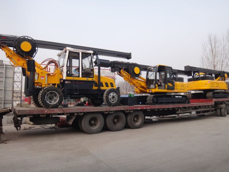 15m Hot Selling Core Portable Wheeled Four-Wheel Hydraulic Rotary Drilling Rig