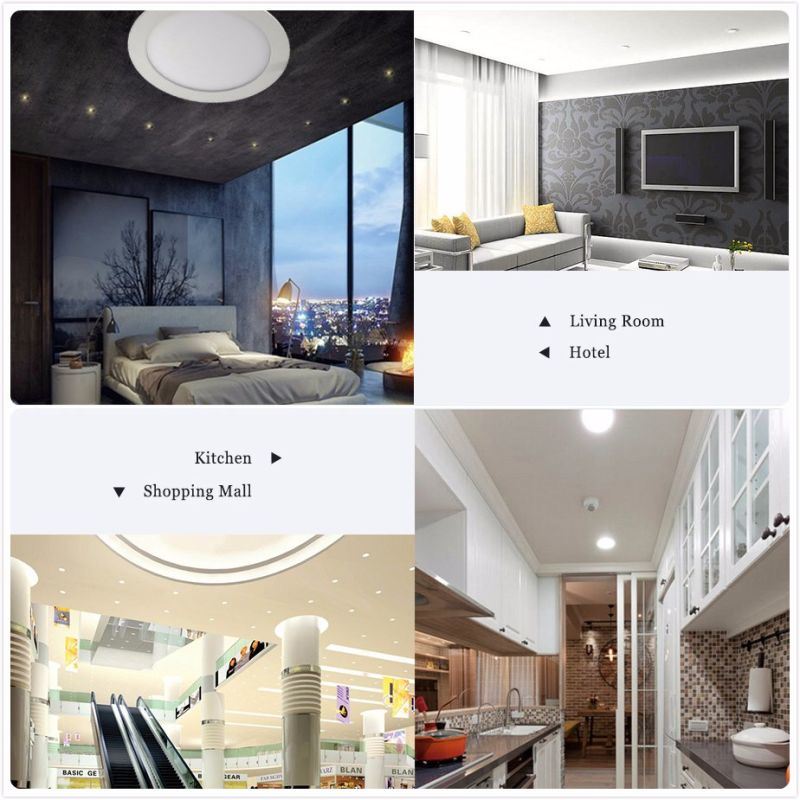 Hot Sale Aluminum Ultra Thin LED Square 6W Panel Light