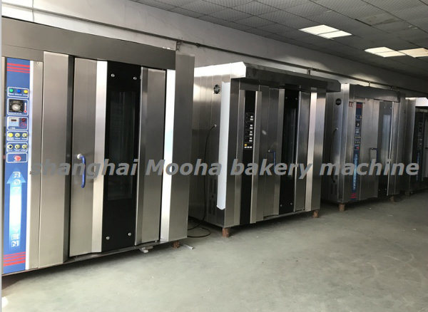 Small Bakery Production Line Rotary Baking Oven