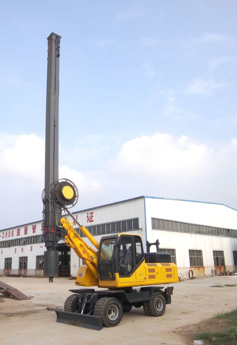 15m Hot Selling Core Portable Wheeled Four-Wheel Hydraulic Rotary Drilling Rig