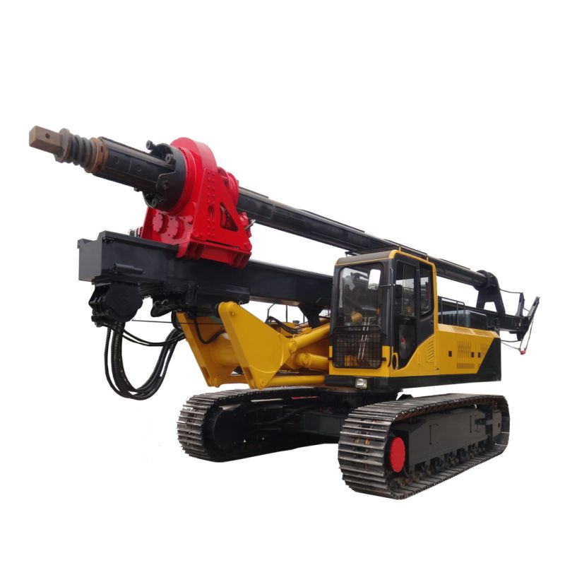 50m Hot Sale Crawler Rotary Drilling Machinery Drilling Rigs with Excavator and Diamond Bits