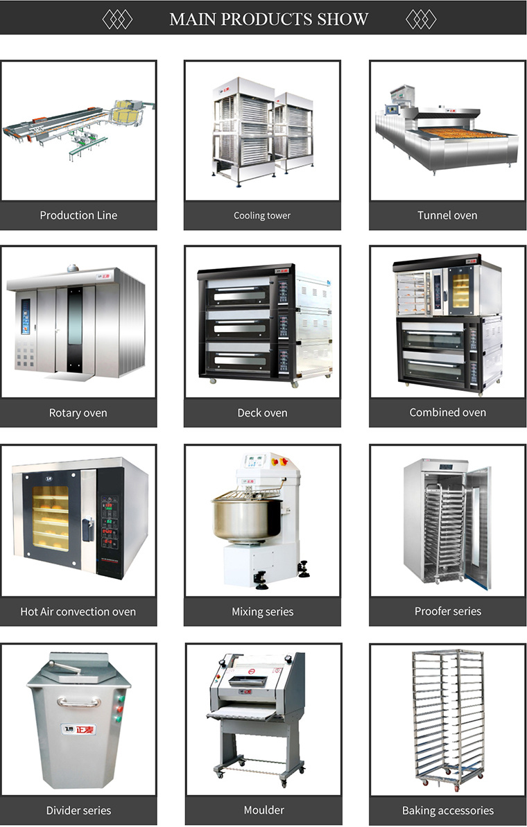 Small Chicken Mini Rotary Bakery Diesel Oven Prices for Sale (ZMZ-16C)