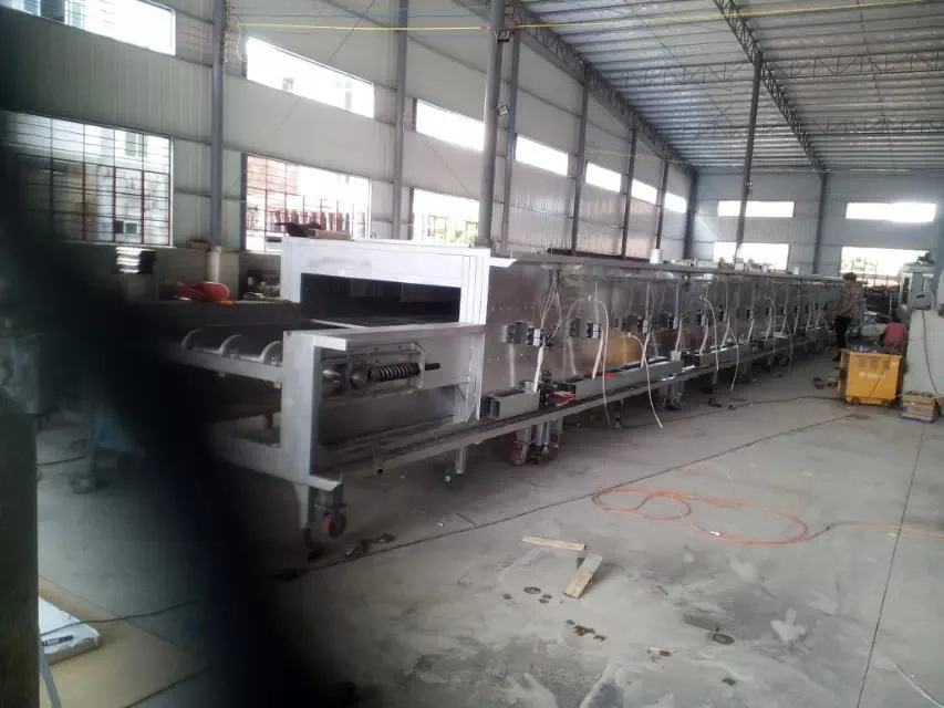 Horno Túnel automático para la cocción de pan de pizza comida