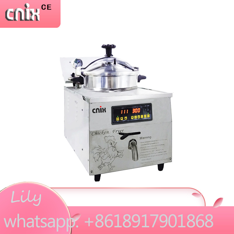 New Style Computer Digital Panel Table Top Pressure Fryer
