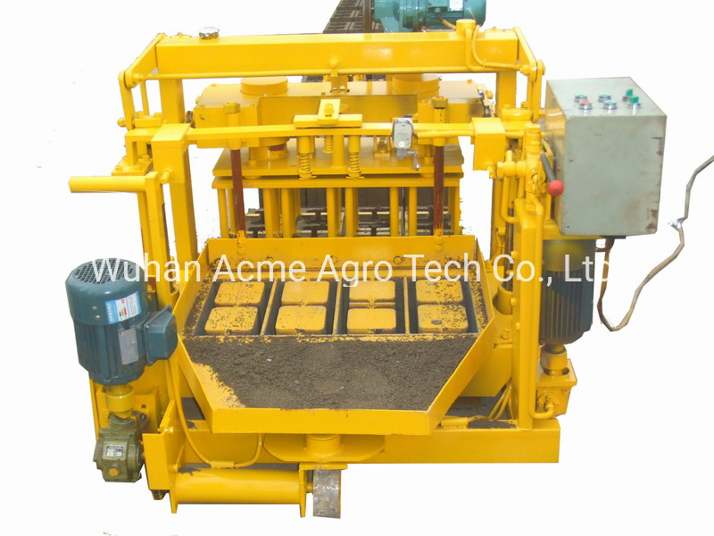 Hot Selling Qt40-3A Small Mobile Small Concrete Brick Making Machine