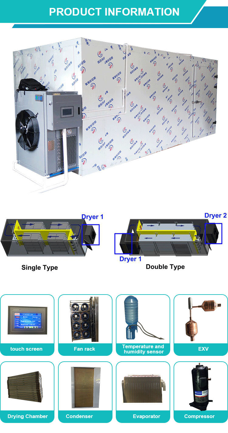Commercial Easy Operation Electric Hot Air Food Dehydrator Machine